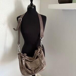 Liebeskind Taupe Leather Shoulder Bag